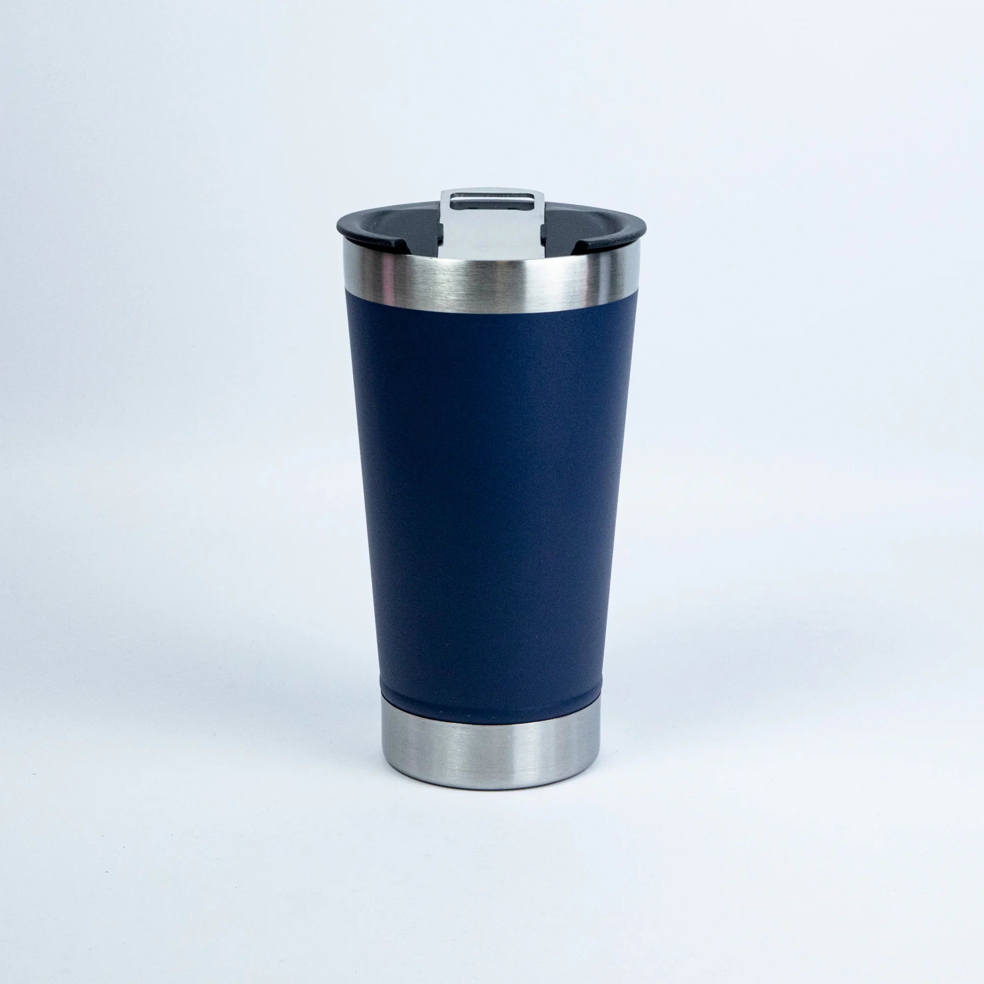 Drop Copo Térmico 473ml Com Tampa E Abridor Inox Quente Gelado Manter Temperatura Por Horas