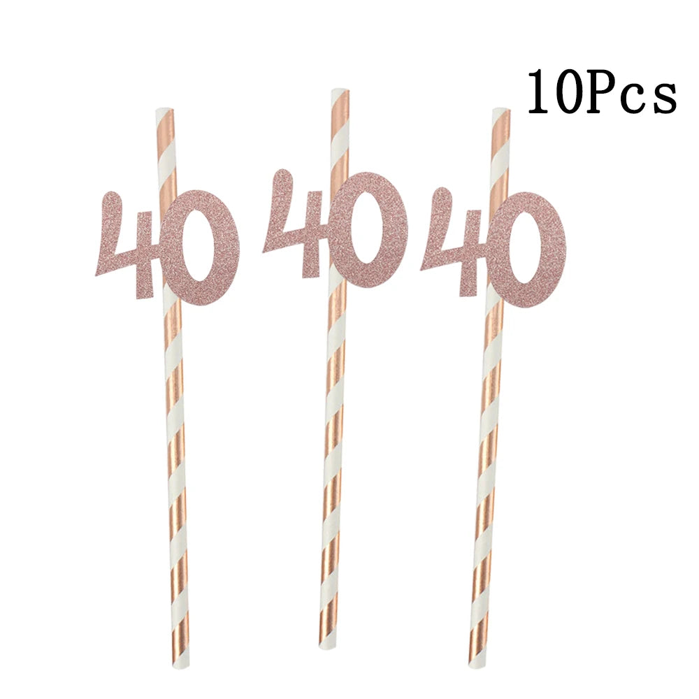 1 Peça Óculos de Aniversário 30 40 50 60 Anos Feminino Decoração de Festa de Aniversário 30º 40º 50º 60º com Balão Acessórios Cosplay Presente de Aniversário