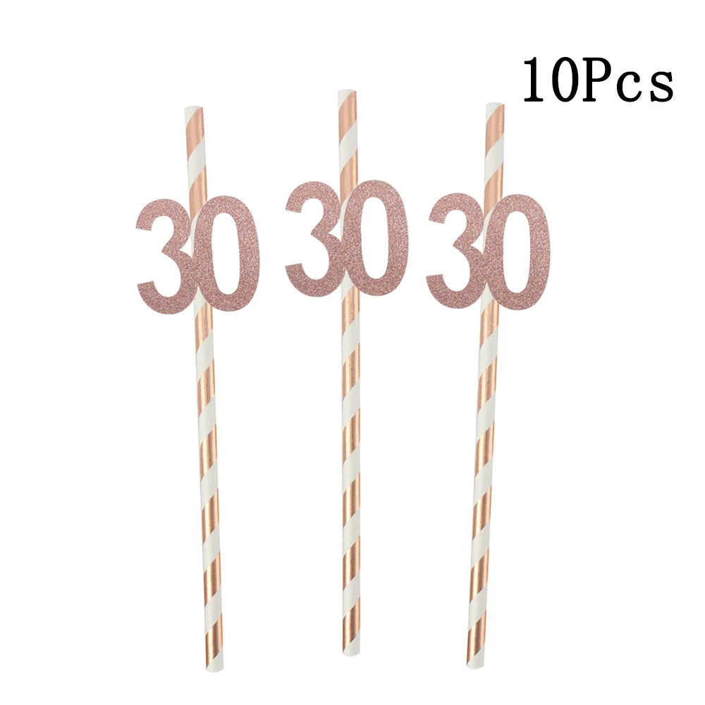 1 Peça Óculos de Aniversário 30 40 50 60 Anos Feminino Decoração de Festa de Aniversário 30º 40º 50º 60º com Balão Acessórios Cosplay Presente de Aniversário