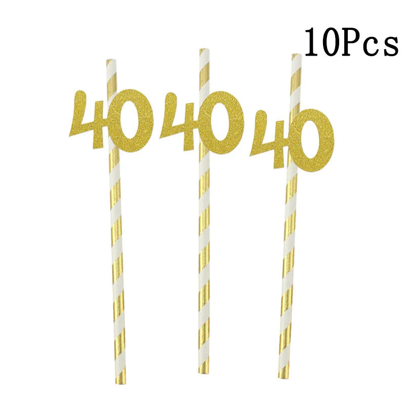 1 Peça Óculos de Aniversário 30 40 50 60 Anos Feminino Decoração de Festa de Aniversário 30º 40º 50º 60º com Balão Acessórios Cosplay Presente de Aniversário