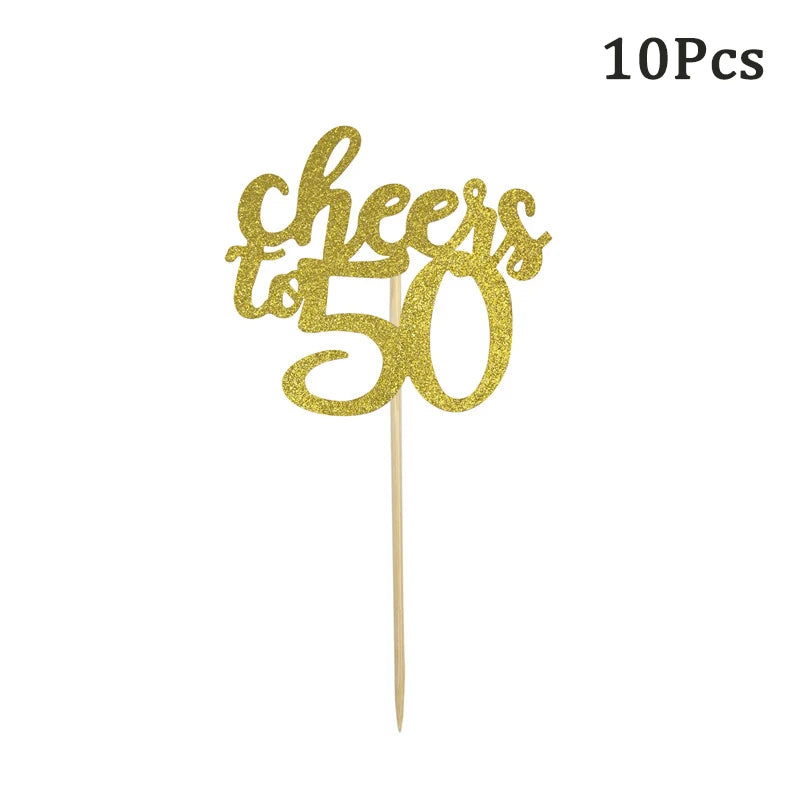 1 Peça Óculos de Aniversário 30 40 50 60 Anos Feminino Decoração de Festa de Aniversário 30º 40º 50º 60º com Balão Acessórios Cosplay Presente de Aniversário