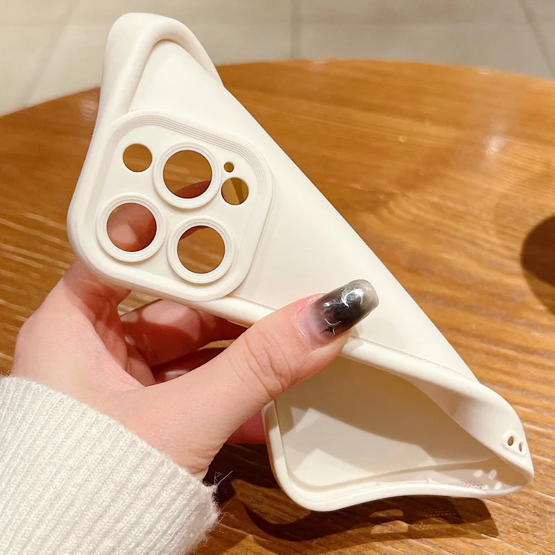 Capinha Silicone TPU Cores Vibrantes para iPhone 17 Air 16 15 14 13 12 11 Pro Max XR XS - Anti-Impacto